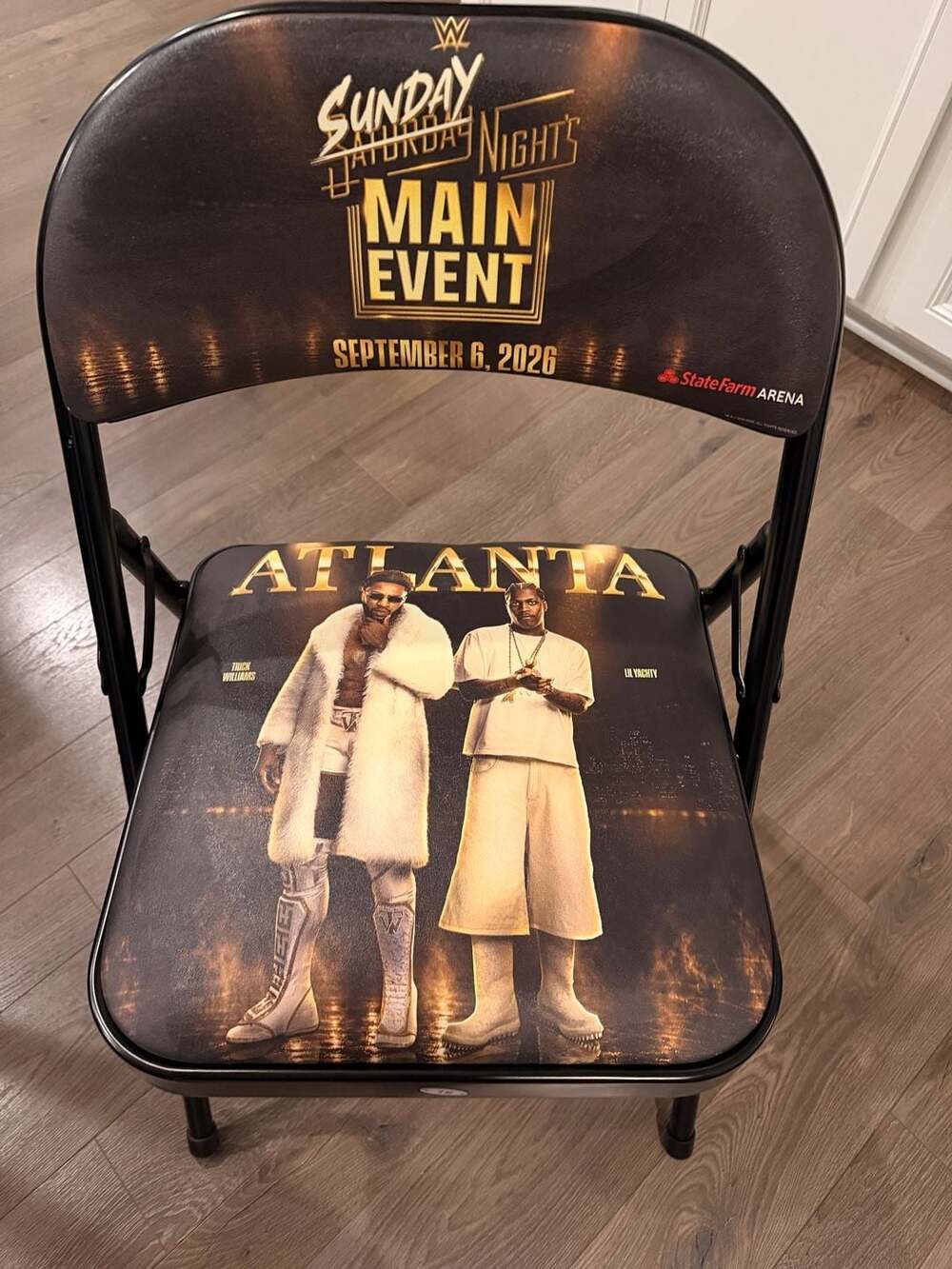 WWE Sunday Night's Main Event Atlanta Ringside Folding Chair